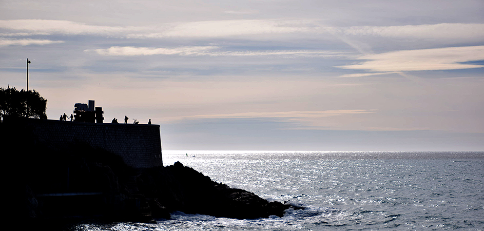 Nice et la mer au matin